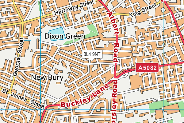 BL4 9NT map - OS VectorMap District (Ordnance Survey)