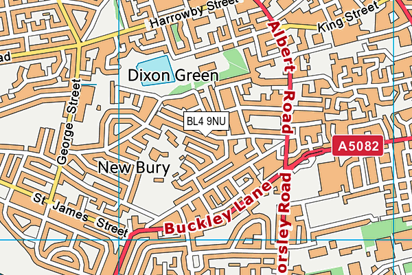 BL4 9NU map - OS VectorMap District (Ordnance Survey)