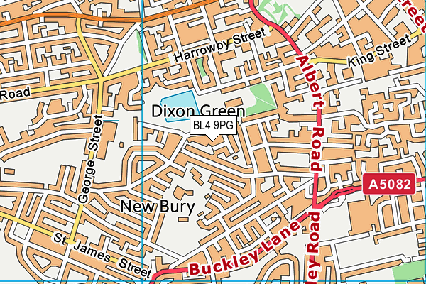 BL4 9PG map - OS VectorMap District (Ordnance Survey)