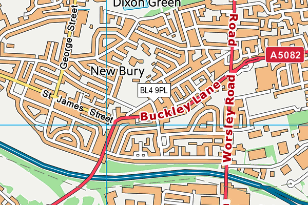 BL4 9PL map - OS VectorMap District (Ordnance Survey)