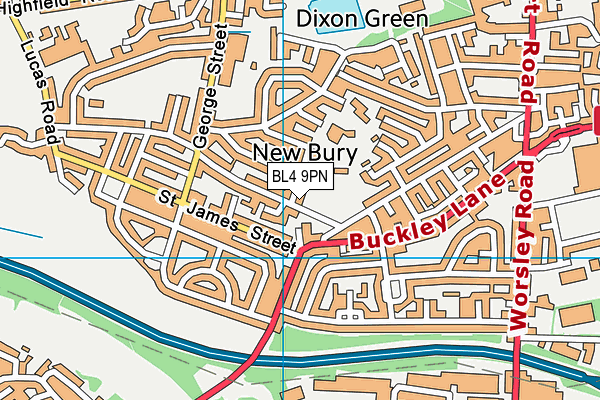 BL4 9PN map - OS VectorMap District (Ordnance Survey)