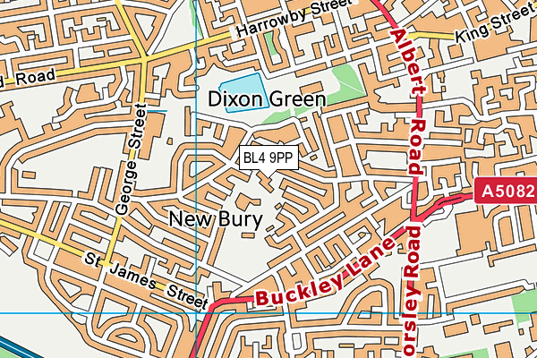 BL4 9PP map - OS VectorMap District (Ordnance Survey)