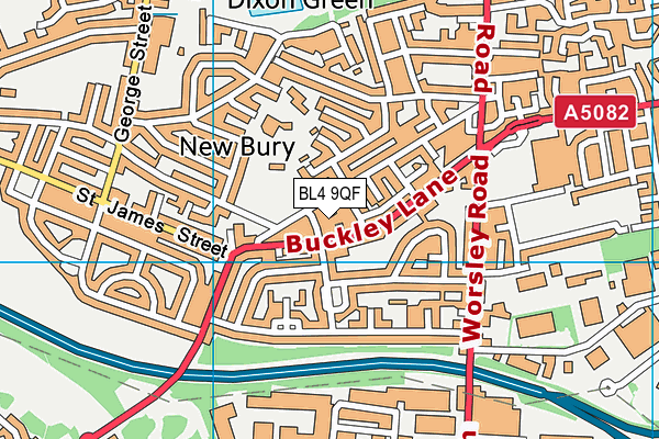 BL4 9QF map - OS VectorMap District (Ordnance Survey)