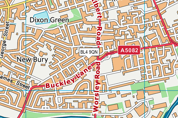 BL4 9QN map - OS VectorMap District (Ordnance Survey)