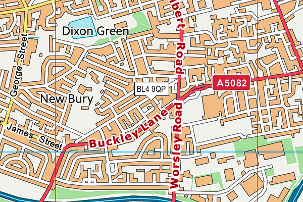 BL4 9QP map - OS VectorMap District (Ordnance Survey)