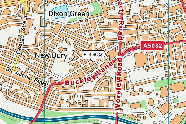 BL4 9QQ map - OS VectorMap District (Ordnance Survey)