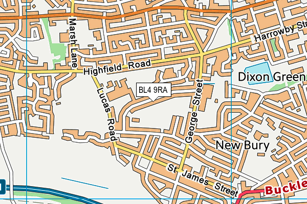 BL4 9RA map - OS VectorMap District (Ordnance Survey)