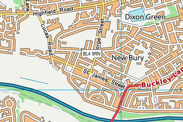 BL4 9RN map - OS VectorMap District (Ordnance Survey)