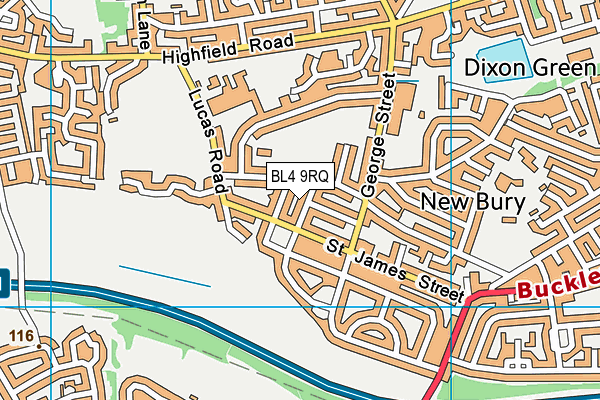 BL4 9RQ map - OS VectorMap District (Ordnance Survey)