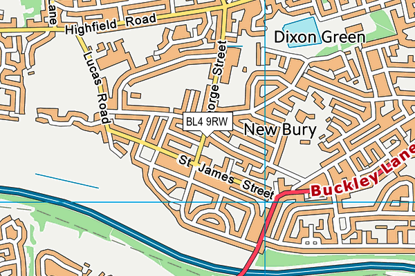 BL4 9RW map - OS VectorMap District (Ordnance Survey)