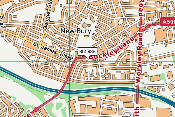 BL4 9SH map - OS VectorMap District (Ordnance Survey)