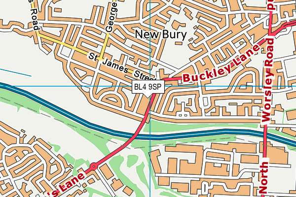 BL4 9SP map - OS VectorMap District (Ordnance Survey)