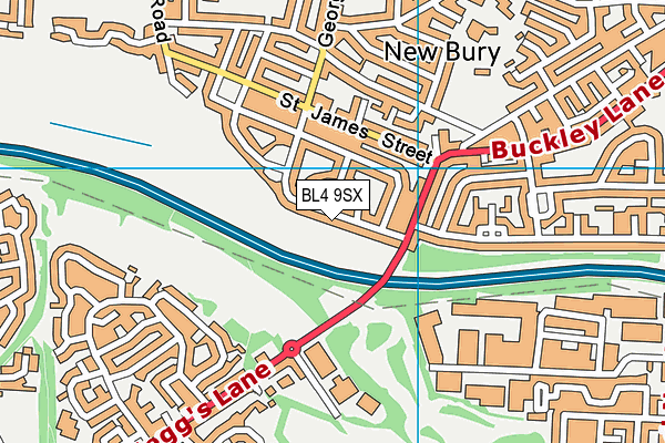 BL4 9SX map - OS VectorMap District (Ordnance Survey)