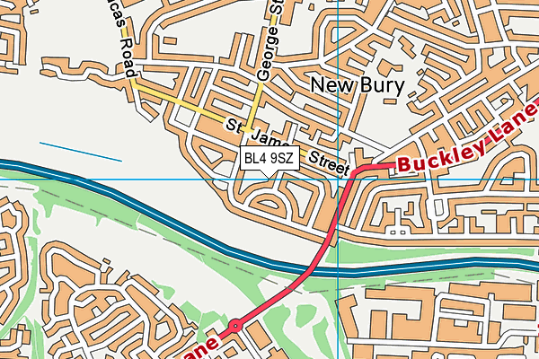 BL4 9SZ map - OS VectorMap District (Ordnance Survey)