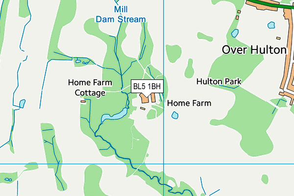 BL5 1BH map - OS VectorMap District (Ordnance Survey)