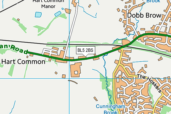 BL5 2BS map - OS VectorMap District (Ordnance Survey)