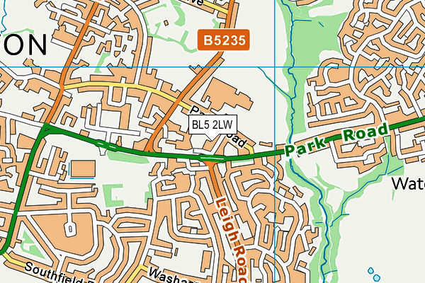 BL5 2LW map - OS VectorMap District (Ordnance Survey)