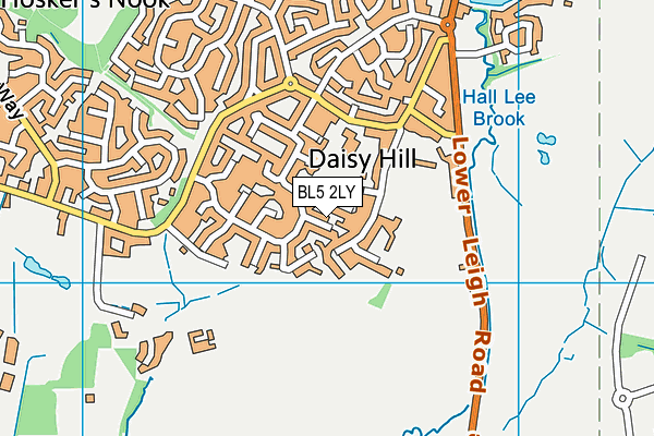 BL5 2LY map - OS VectorMap District (Ordnance Survey)