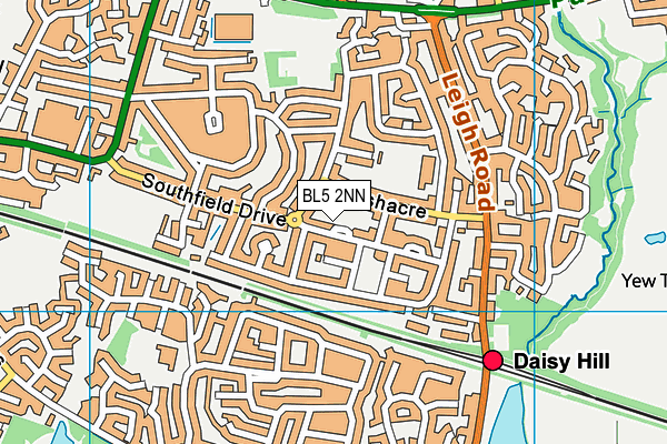 BL5 2NN map - OS VectorMap District (Ordnance Survey)