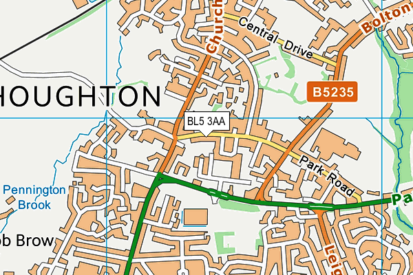 Map of 401 WESTHOUGHTON LIMITED at district scale