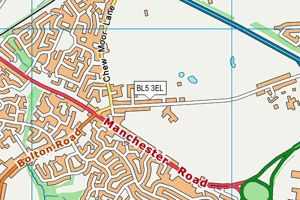 BL5 3EL map - OS VectorMap District (Ordnance Survey)