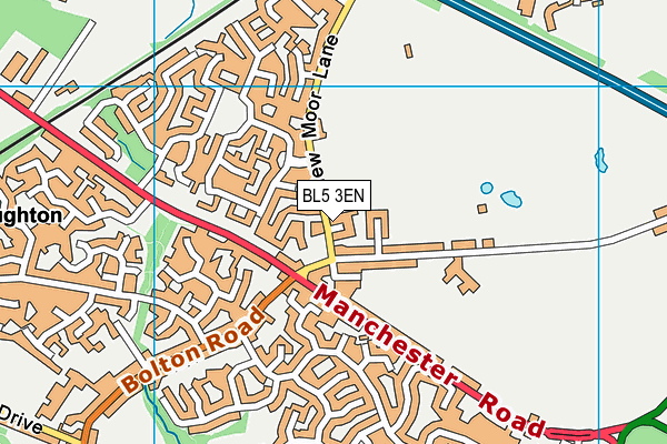 BL5 3EN map - OS VectorMap District (Ordnance Survey)