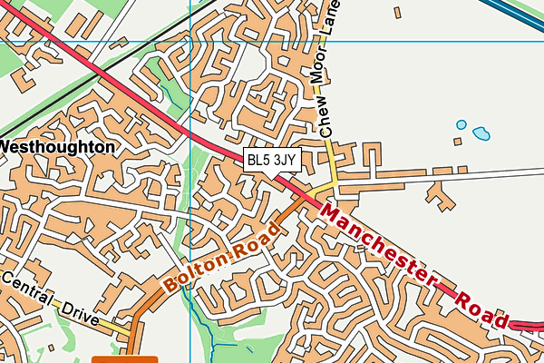 BL5 3JY map - OS VectorMap District (Ordnance Survey)