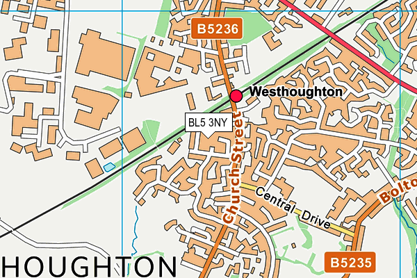 BL5 3NY map - OS VectorMap District (Ordnance Survey)