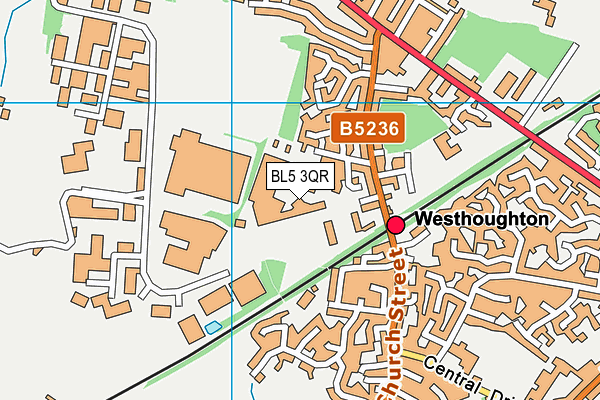 BL5 3QR map - OS VectorMap District (Ordnance Survey)