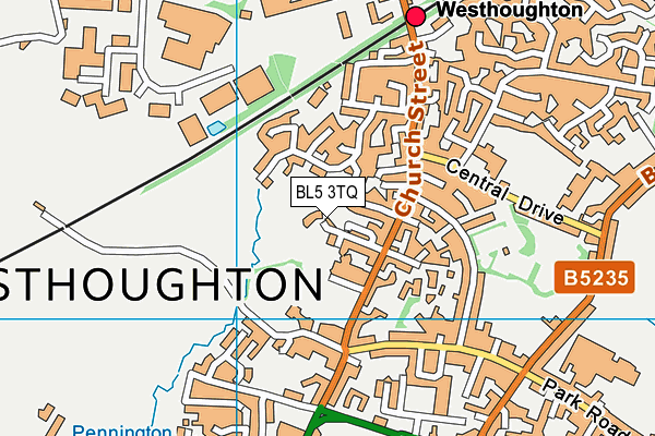 BL5 3TQ map - OS VectorMap District (Ordnance Survey)