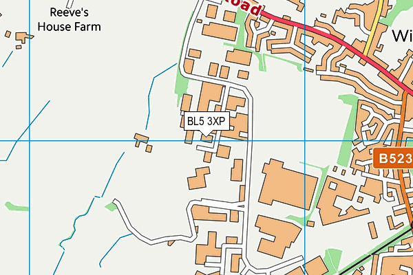 BL5 3XP map - OS VectorMap District (Ordnance Survey)