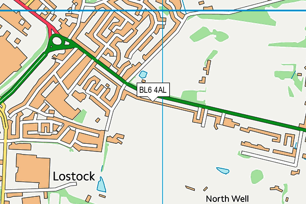 BL6 4AL map - OS VectorMap District (Ordnance Survey)