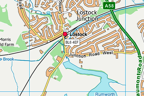 BL6 4EF map - OS VectorMap District (Ordnance Survey)