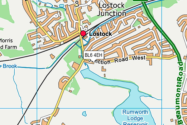 BL6 4EH map - OS VectorMap District (Ordnance Survey)