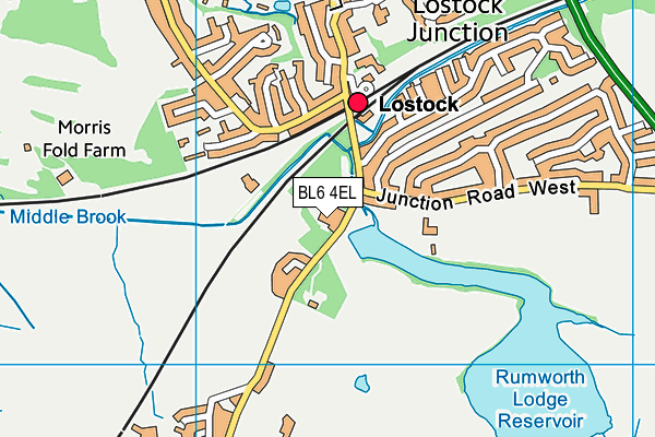 BL6 4EL map - OS VectorMap District (Ordnance Survey)