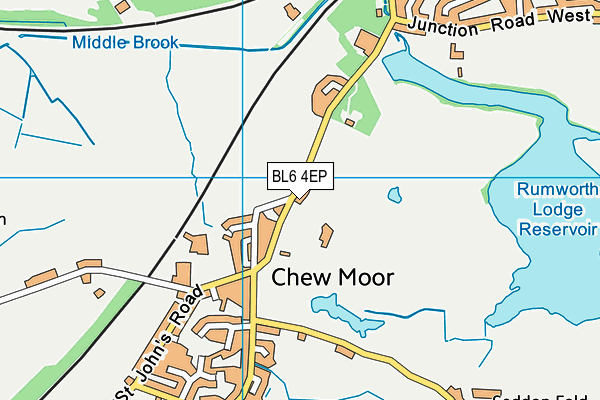 BL6 4EP map - OS VectorMap District (Ordnance Survey)