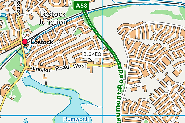 BL6 4EQ map - OS VectorMap District (Ordnance Survey)