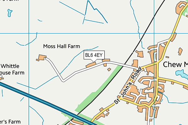 BL6 4EY map - OS VectorMap District (Ordnance Survey)