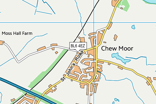 BL6 4EZ map - OS VectorMap District (Ordnance Survey)