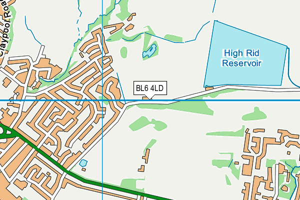 BL6 4LD map - OS VectorMap District (Ordnance Survey)
