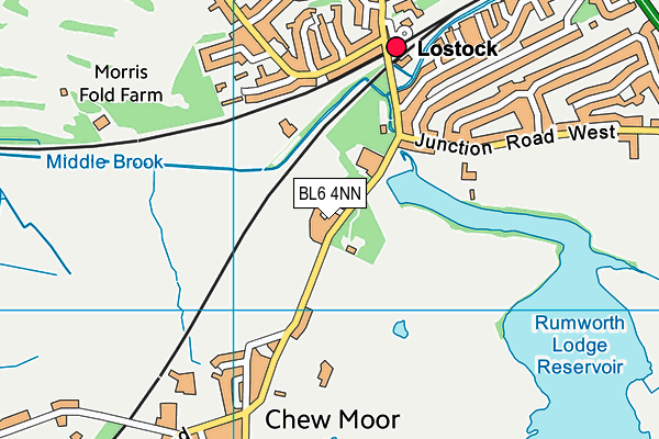 BL6 4NN map - OS VectorMap District (Ordnance Survey)