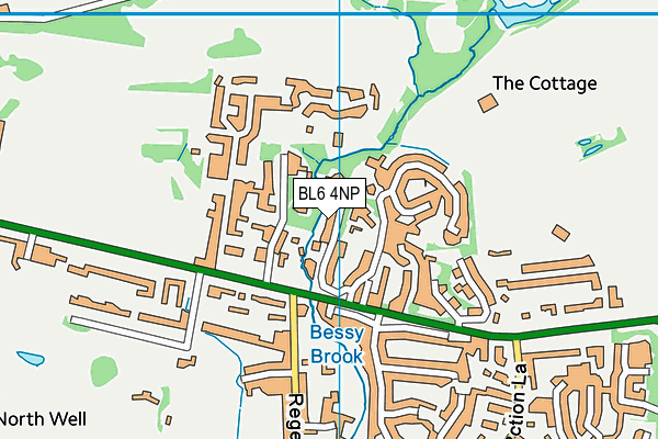 BL6 4NP map - OS VectorMap District (Ordnance Survey)