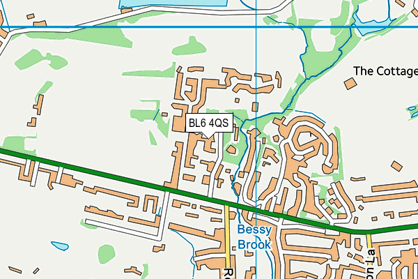BL6 4QS map - OS VectorMap District (Ordnance Survey)