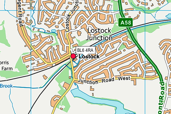 BL6 4RA map - OS VectorMap District (Ordnance Survey)