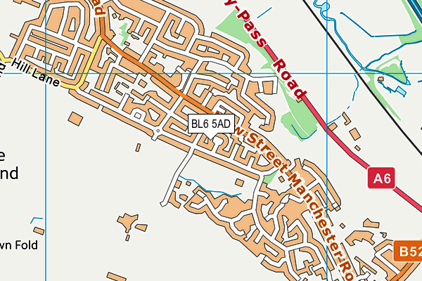 BL6 5AD map - OS VectorMap District (Ordnance Survey)