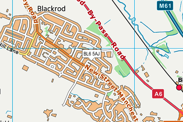 BL6 5AJ map - OS VectorMap District (Ordnance Survey)