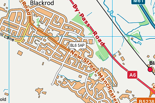 BL6 5AP map - OS VectorMap District (Ordnance Survey)