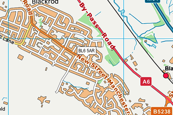 BL6 5AR map - OS VectorMap District (Ordnance Survey)