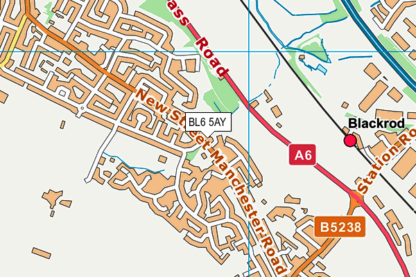 BL6 5AY map - OS VectorMap District (Ordnance Survey)