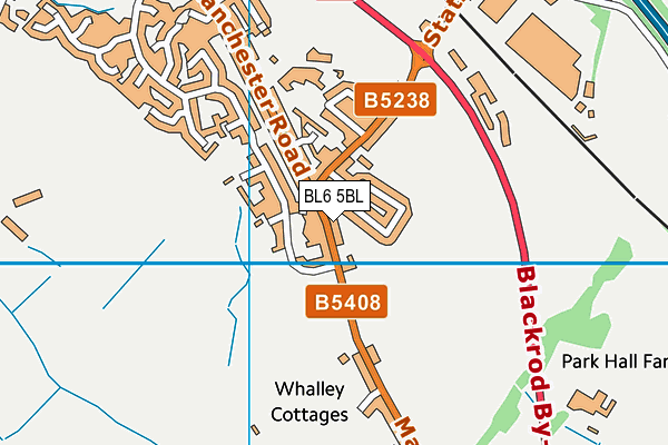 BL6 5BL map - OS VectorMap District (Ordnance Survey)